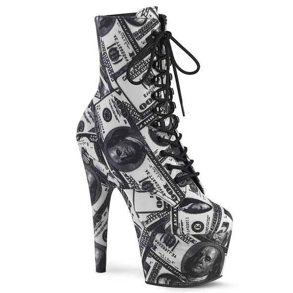 Lace-Up Ankle Boot (Dollar Print)